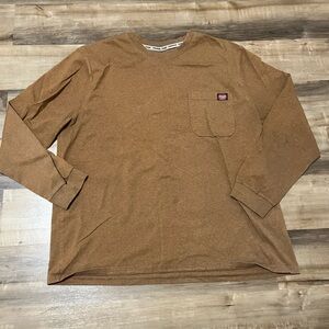 Wrangler Men's Brown Long Sleeve Tee